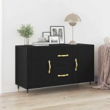 Dulap, stejar negru, 100x36x60 cm, lemn prelucrat