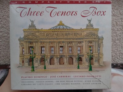 CD - Three Tenors Box (Placido Domingo, Jose Carreras, Luciano Pavarotti), Album 3CD&amp;#039;s-Set, 1999, Made in E.C. foto