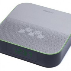 Radio cu ceas Horizon HAV-P4180, 6 W, Bluetooth, USB, Aux (Negru/Argintiu)