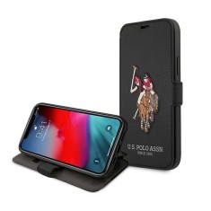 Husa Flip Originala U.S. Polo iPhone 12 Mini - USFLBKP12SPUGFLBK
