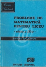 Probleme de matematica pentru liceu - clasa a 9-a foto