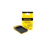PATONA &Icirc;ncărcător subțire Micro-USB Panasonic BLF19E DMWBLF19 DMW-BLF19 - Patona
