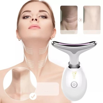 Dispozitiv facial profesional, pentru hidratarea, eliminarea ridurilor, ingrijirea tenului, gatului, stimulare EMS, incalzire, vibromasaj, efect anti- foto