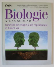 BIOLOGIE , ATLAS SCOLAR , FUNCTIILE DE RELATIE SI DE REPRODUCERE IN LUMEA VIE de SILVIA OLTEANU ... CAMELIA AFRIM , 2019 *MICI DEFECTE