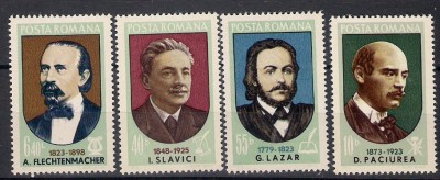 1973 - Aniversari II, personalitati, serie neuzata foto