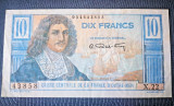 Africa Ecuatoriala Franceza bancnota 10 Francs (Franci) 1947