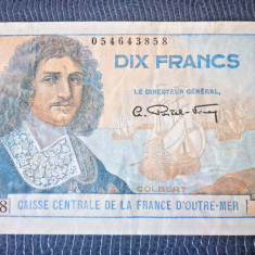Africa Ecuatoriala Franceza bancnota 10 Francs (Franci) 1947
