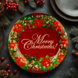 Cumpara ieftin Tava decorativa din plastic &ndash; model &bdquo;Merry Christmas&rdquo; &ndash; 37,5 cm Best CarHome