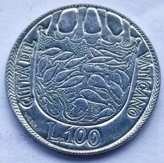 249. Moneda Vatican 100 lire 1975 (Holy Year: Jubilee 1975)