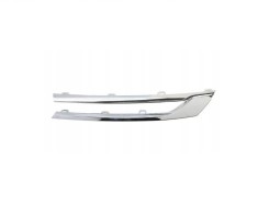 Ornament grila Opel Astra K, 10.2015-2019, montare fata, stanga, cromat, RapidAuto