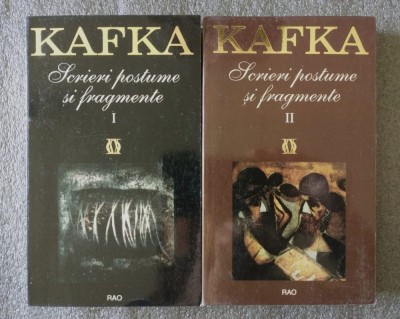 Kafka - Scrieri postume şi fragmente (2 vol.) foto
