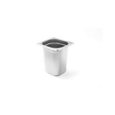 Tava Gastronorm GN1/6, 176x162x(H)100 mm 1.6 lt , inox, Hendi Budget Line foto