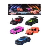 Cumpara ieftin Set 5 masinute metalice Majorette - Curse, scara 1:64