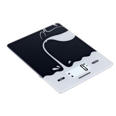 Cantar de bucatrie HKS-BK5USB, 5 kg, Display LCD, Negru