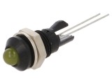 Lampă LED Galbenă Convexă &Oslash;8mm pentru PCB