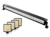 Pachet Lumini Off Road 180W + 4x48W, Proiectoare LED Auto 12V/24V, 80cm, 3520 Lumeni