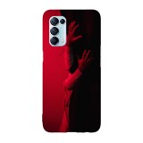 Husa compatibila cu Oppo A15s model Black and red vibes, Silicon, TPU, Viceversa, Transparent, Carcasa