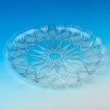 Platou Plastic, Diametru 30cm, Transparent, Oem