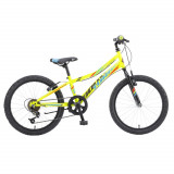 Bicicleta Copii Booster Turbo - 20 Inch, Verde Neon