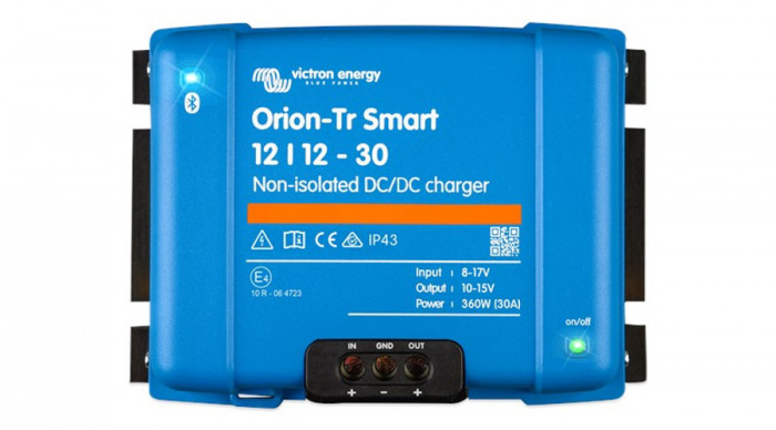 &Icirc;ncărcător de baterii Victron Energy Orion-Tr Smart 12/12-30A 12V 30A DC-DC