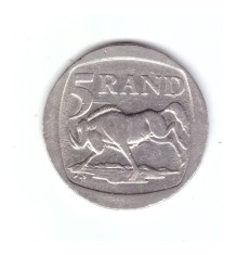 Moneda Africa de Sud 5 rand 1994, stare buna, curata
