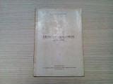 DIONISIE SOLOMOS 1798-1857 - D. V. Economidis - Arte Grafice, 1946, 48 p.