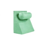 Perna Relax TV 60x68x30cm, ortopedica pentru citit, antireflux, cu husa detasabila, confortabila si rezistenta la spalari multiple la 40 grade, Vernil