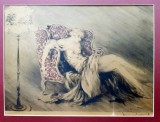 LOUIS ICART ( 1880-1950 ), PE CANAPEA