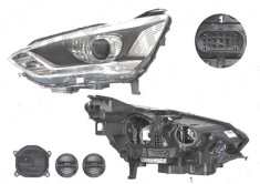 Far Ford C-Max, 05.2015-, fata, Stanga, xenon; cu lumini pentru curbe; cu LED daytime running light; D3S+H1; electric; silver; cu gas bec xenon; cu b