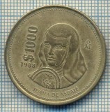 12257 MONEDA -MEXIC - 1000 PESOS - ANUL 1988 -STAREA CARE SE VEDE