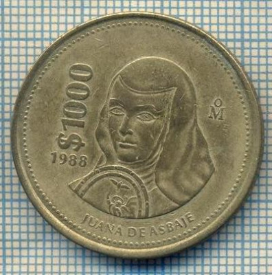 12257 MONEDA -MEXIC - 1000 PESOS - ANUL 1988 -STAREA CARE SE VEDE foto