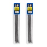 Set mine pentru creion mecanic 0.5mm, negru, 24 buc, CMCLASS