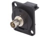 Conector Fibra Optica CLIFF ST Plastic Negru Montare Panou CP30218