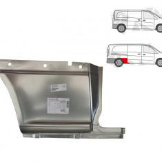 Segment aripa spate MERCEDES VITO/ VIANO (W639), 01.2003-10.2010, partea Dreapta, KLOKKERHOLM, inferior,spre fata,usa culisanta, extra lung