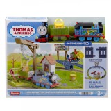 THOMAS SET DE JOACA CU LOCOMOTIVA MOTORIZATA THOMAS LIVREAZA VOPSEAUA