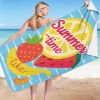 Prosop pentru plaja, dreptunghiular, 150x70 cm, model multicolor cu fructe, SUMMER TIME, REC54WZ6