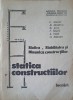 STATICA CONSTRUCTIILOR. LUCRARI-C. AMARIEI, AL. DUMITRAS, ST. JERCA SI COLAB.-253454