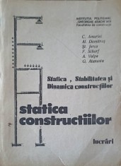 STATICA CONSTRUCTIILOR. LUCRARI-C. AMARIEI, AL. DUMITRAS, ST. JERCA SI COLAB.-253454