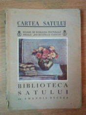 BIBLIOTECA SATULUI DE EMANOIL BUCUTA 1936 foto
