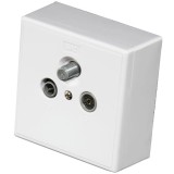 Priza universala Hama Skitu, 0 dB, 4in1