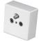 Priza universala Hama Skitu, 0 dB, 4in1