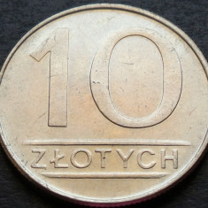 Moneda 10 ZLOTI - RP POLONIA, anul 1988 *cod 2980 B = A.UNC