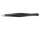 Pensetă cu v&acirc;rf plat și rotunjit, 120mm