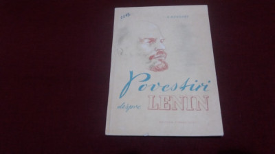 A KONONOV - POVESTIRI DESPRE LENIN 1957 foto