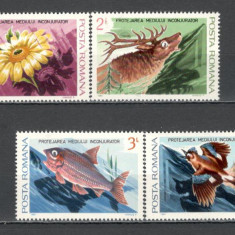 Romania.1984 Protejarea mediului-Flora si fauna YR.781