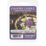 Country Candle Coconut &amp; Blueberry Tart ceară pentru aromatizator 64 g