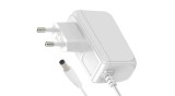 Sursă de alimentare POS POS12150A-WH, 12V/1.5A/18W, adaptor de alimentare, AC:CEE7/16. DC: 2.1/5.5 (+)
