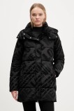 Desigual geacă CADERA FLOCK culoarea negru, de iarna, 25WWEW23