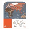 Set magnetic Animalele Lumii Egmont Toys, 152 piese, Joc educativ, +3 ani, Logica si inteligenta, Multicolor