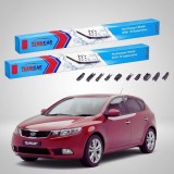 Cumpara ieftin Ștergătoare Kia Cerato II TD Hatchback 2010-2014 | Set Față Flat Premium &ndash; TeamCar&reg;